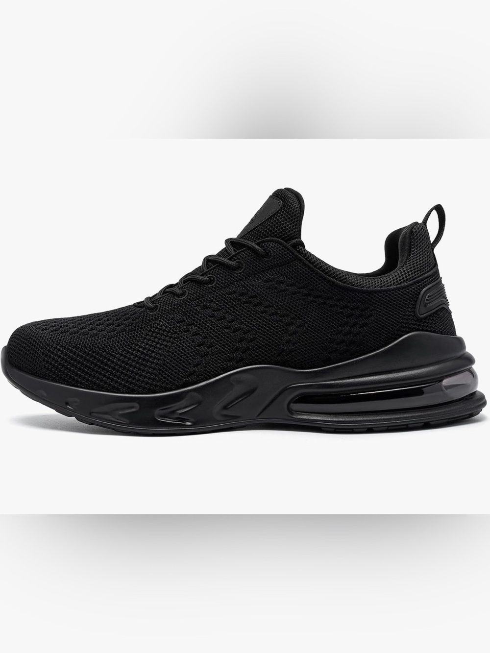LARNMERN Womens Non Slip Work Sneakers Water Resistant Black 7